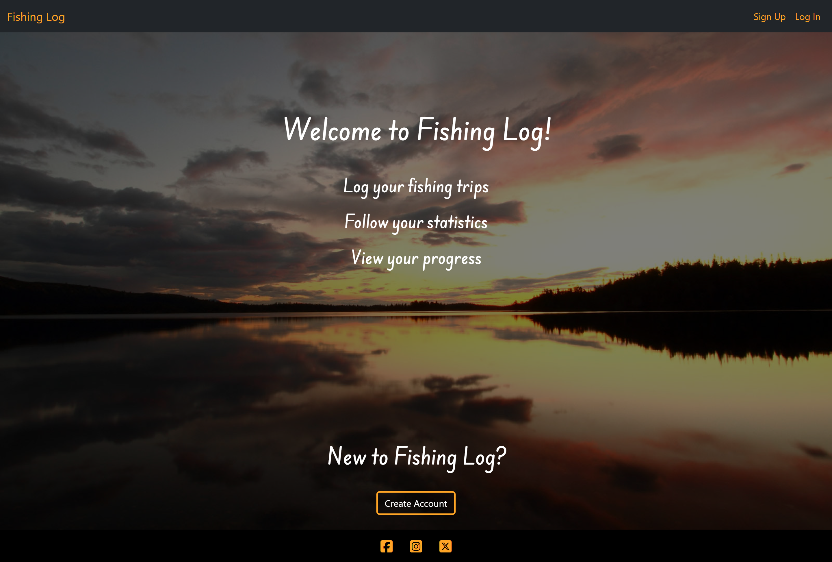 Fishing log – Log fishing trips